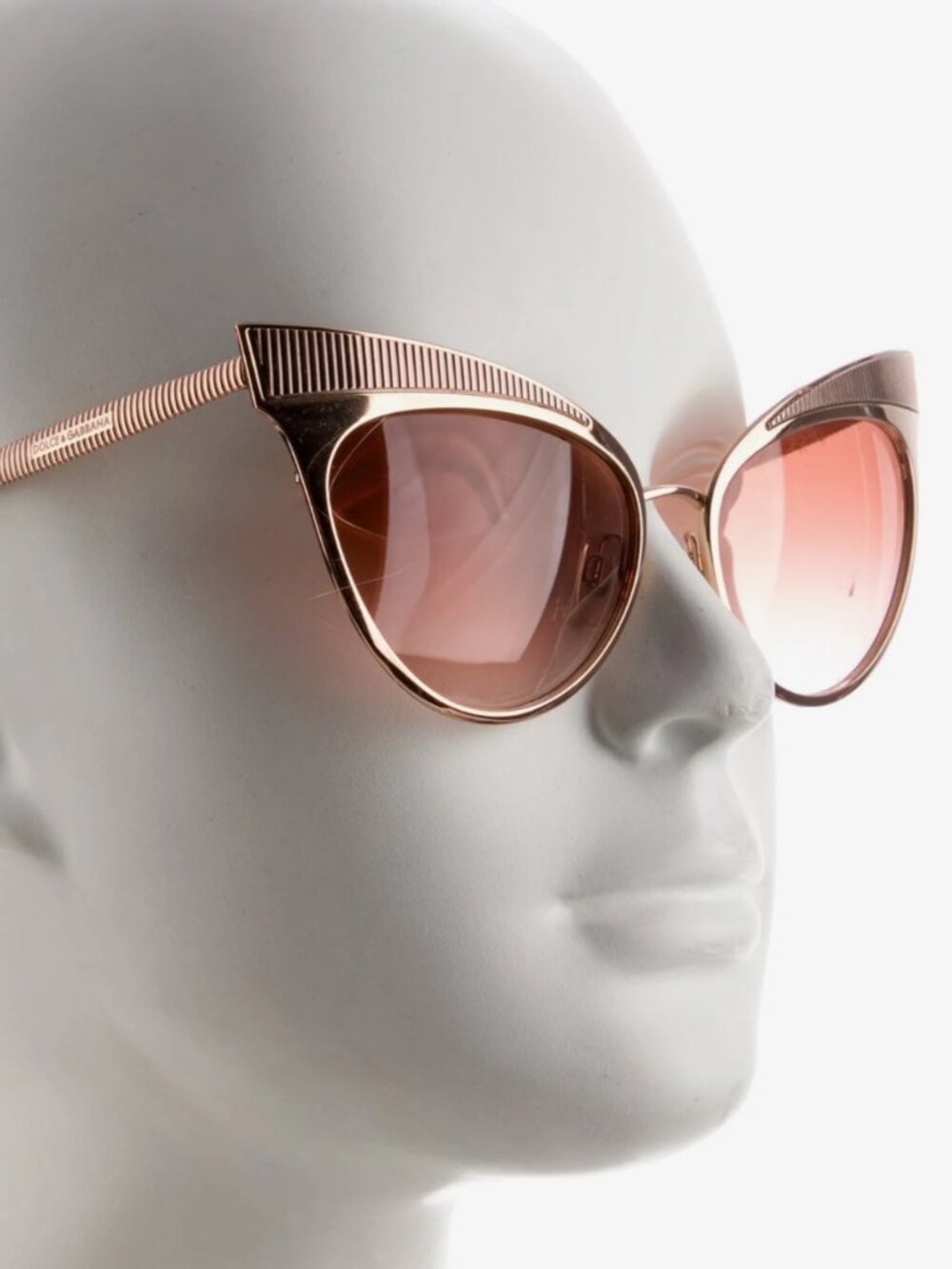 Dolce & Gabbana - Cat-Eye Gradient Sunglasses with case